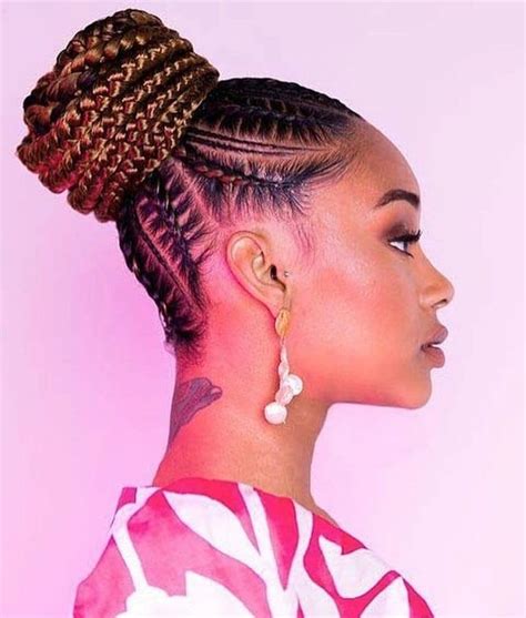 braids with a bun on top|braiding hair into a bun.